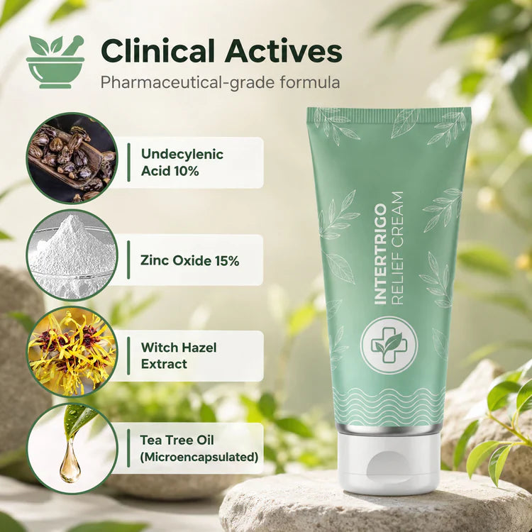 ✨ LAST DAY BUY 1 GET 1 FREE✨Intertrigo Relief Cream treats 99% of skin fold rashes from the first application