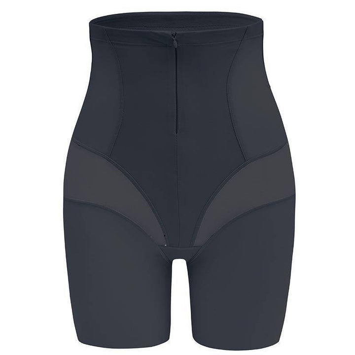 SEAMLESS ZIPPER STRONG BODY SHAPING PANTS HIP LIFTING TUMMY CONTROL PANTS