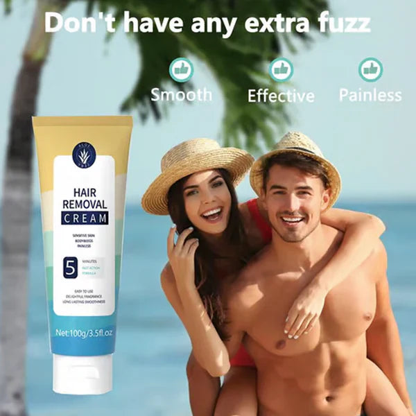 ❤️Limited Sale 50% OFF🔥Painless Full Body Hair Removal Cream for Men &amp; Women– Skin-friendly for all areas🌿