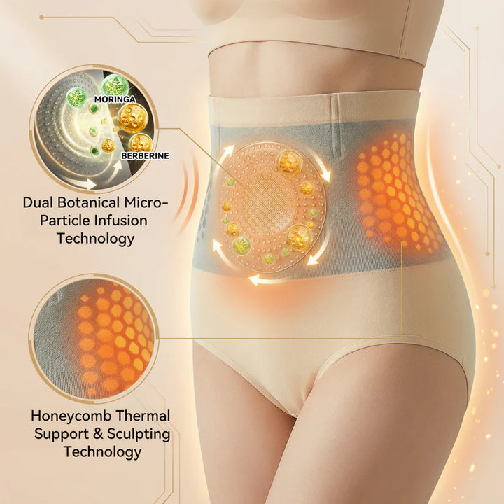 🎖️Official Brand Store |Slimoly®🐉✨2026 Moringa &amp; Berberine 4-in-1 Micro-Particle Sculpting &amp; Fat-Burn Shorts.