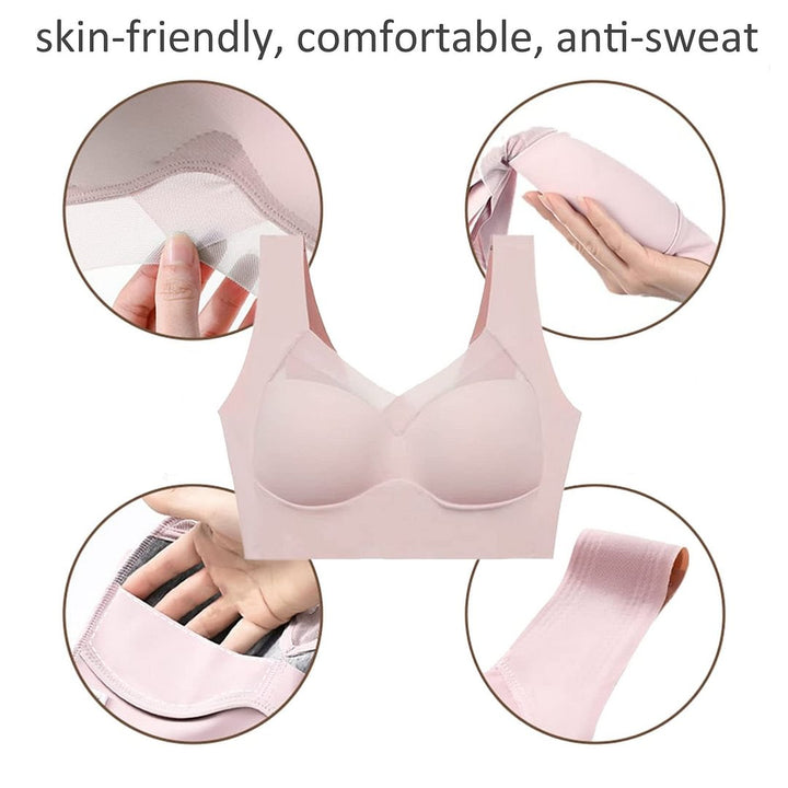 Plus Size Seamless Push Up Wireless Bras