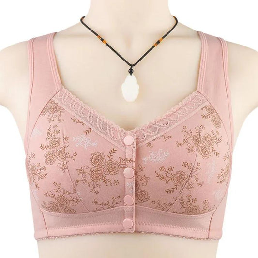 🔥Buy 1 Get 3(3packs)🔥 Mama Cotton Front Closure Bra(Buy 2 sets freee shipping)