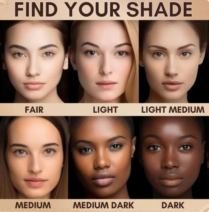 BEAUTY GLAZED 6 Color Serum Liquid Foundation