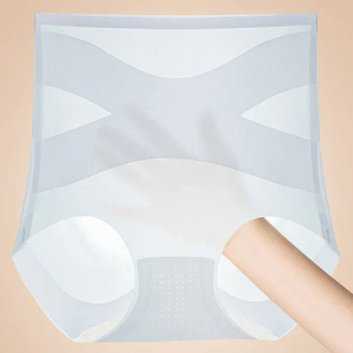 WOMENS HIGH-WAIST BREATHABLE ULTRA-THIN PANTIES WITH TUMMY-CONTROL &amp; HIP-LIFTING