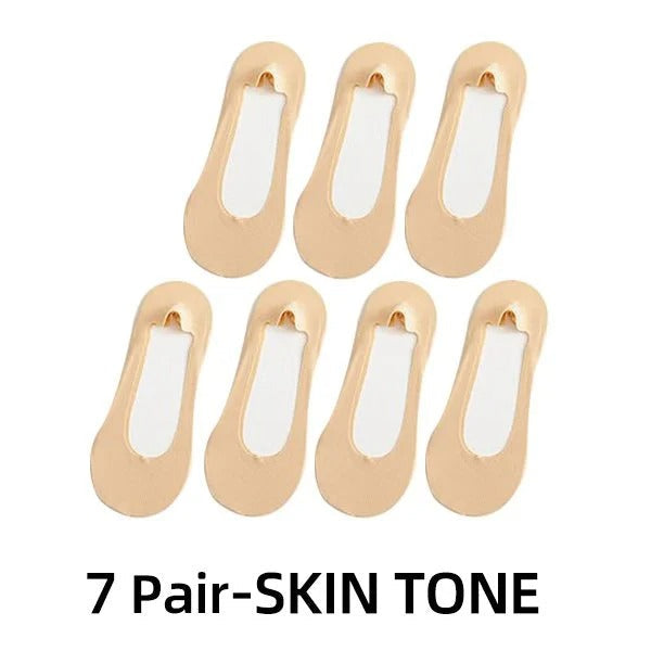2025 Invisible Non-slip Ice Silk Socks