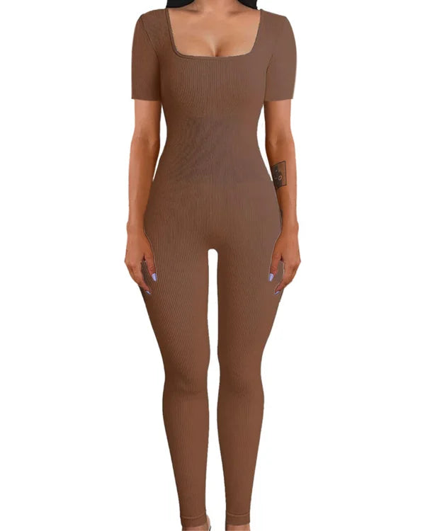 Jumpsuit with Tummy ControlPanel