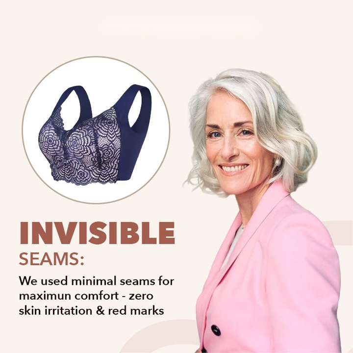 EXTRA LIFT ULTIMATE LIFT STRETCH FULL FIGURE SEAMLESS LACE CUT OUT BRA