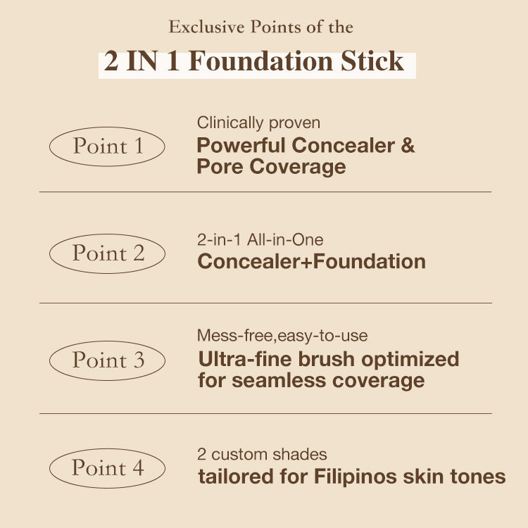 🌲HAPPY 2026🌲 - BUY Ellen Ella Concealer Foundation Stick GET Magic Blusher FREE-High coverage-16 hours waterproof and sweatproof-Hot sale in Korea