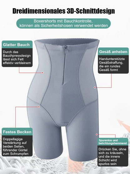 SEAMLESS ZIPPER STRONG BODY SHAPING PANTS HIP LIFTING TUMMY CONTROL PANTS