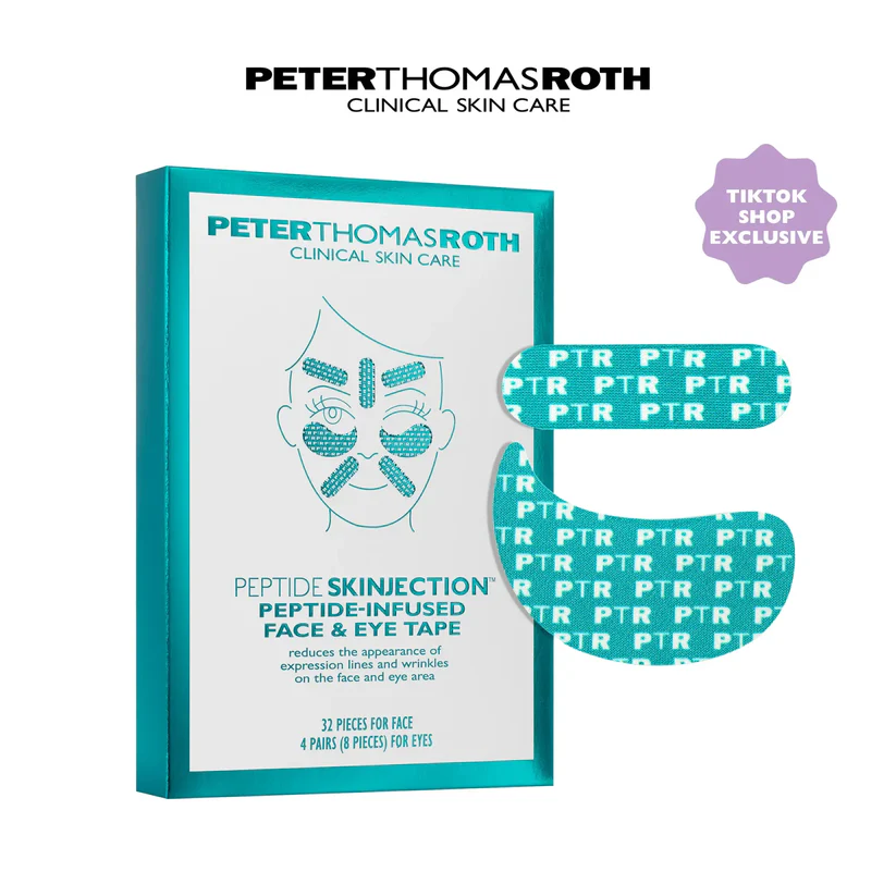 ⏰Buy one get one free! Last five hours!🔥 Peter Thomas Roth Peptide Skinjection Peptide Infused Face + Eye Tape