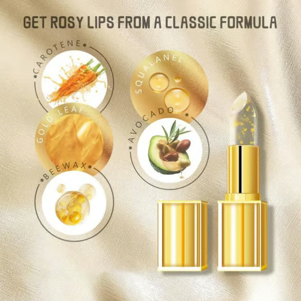 💋 Experience Luxurious Lips - ✨Transferproof Color-Changing Lipstick💄CrystalClear Color Alchemy 💋 Auto-Tints on Contact!