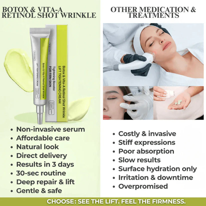 👏🌿Made and shipped from the USA 💫Tiworld® Botox &amp; Vita-A Retinol Shot Wrinkle-Lift Tightening cream - Last Day Promotion 70% OFF