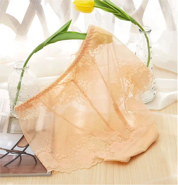 LADIES SILK LACE HANDMADE PANTIES