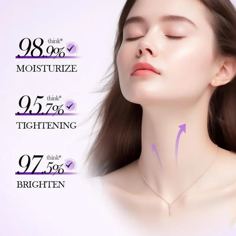 Roller Massage Neck Cream 🧴 Collagen &amp; Hyaluronic Acid | Firms Neck, Reduces Wrinkles &amp; Double Chin