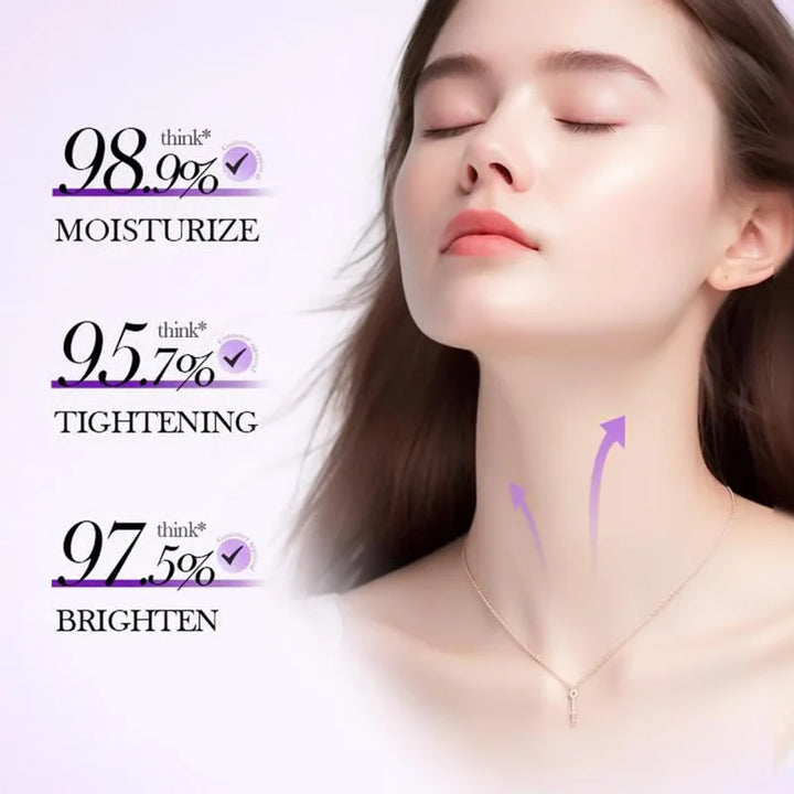 Roller Massage Neck Cream 🧴 Collagen &amp; Hyaluronic Acid | Firms Neck, Reduces Wrinkles &amp; Double Chin