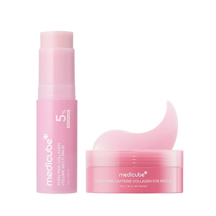 💗 Developed in Korea | Anti-Aging | Moisturizes &amp; Smooths Skin | Plumps Lips, Bust, &amp; Hips | Improves Dark Spots | Firms Skin | Pink Collagen Multi-Effect Plumping Serum Stick
