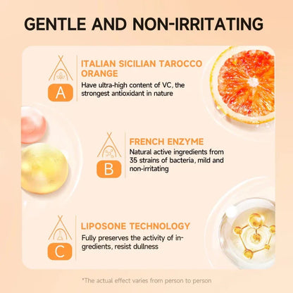 Orange Exfoliating Gel Facial Cleansing Whole Body Scrub Dead Skin Custard