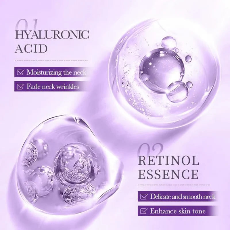 Roller Massage Neck Cream 🧴 Collagen &amp; Hyaluronic Acid | Firms Neck, Reduces Wrinkles &amp; Double Chin
