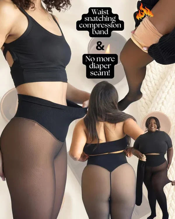 🔥LAST DAY SALE 50% OFF - 🔥New Compression Band &amp; One Seam Option! The Original Magic Fleece Lined Leggings
