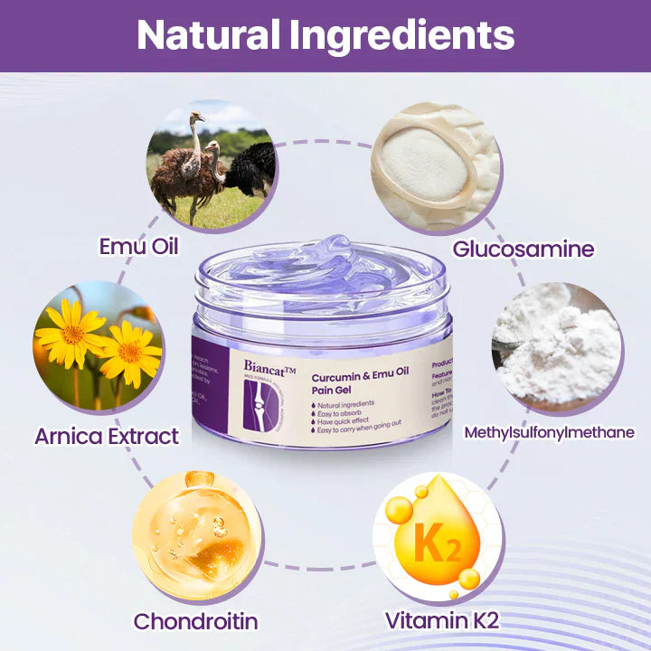 Biancat® Curcumin &amp; Emu Oil Pain Gel
