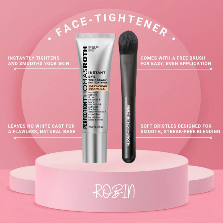 ⚡ Instant Face Lift Primer – Smooth, Tighten &amp; Glow! FREE Brush Gift!