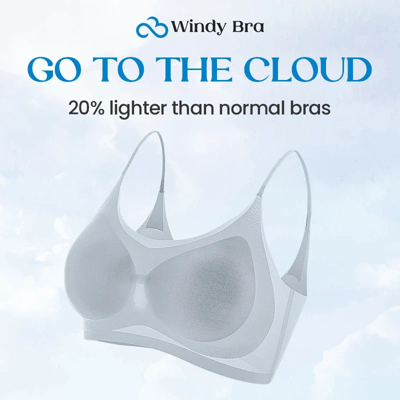 Summer seamless ultra thin plus size ice silk comfort bra