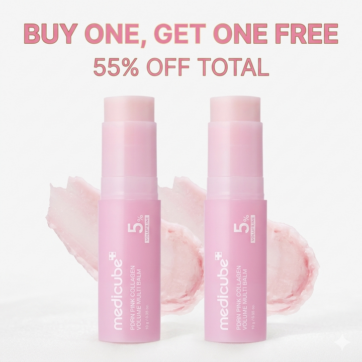 💗 Developed in Korea | Anti-Aging | Moisturizes &amp; Smooths Skin | Plumps Lips, Bust, &amp; Hips | Improves Dark Spots | Firms Skin | Pink Collagen Multi-Effect Plumping Serum Stick