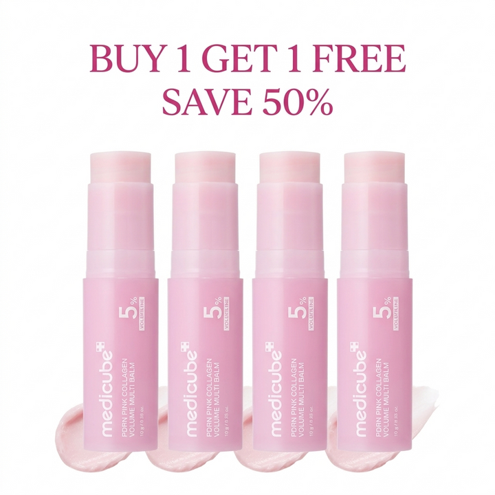 💗 Developed in Korea | Anti-Aging | Moisturizes &amp; Smooths Skin | Plumps Lips, Bust, &amp; Hips | Improves Dark Spots | Firms Skin | Pink Collagen Multi-Effect Plumping Serum Stick
