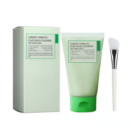 Pore-shrinking Blackhead removal&amp;Oil-control green tomato cleanser