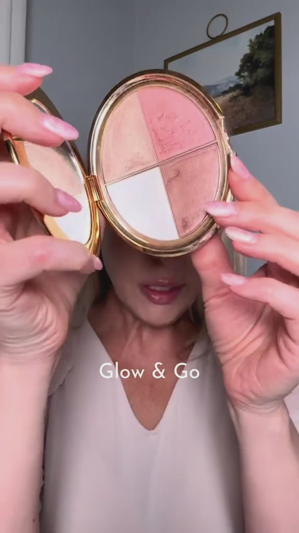 ✨ Last Day Buy 1 Get 1 Free ✨Glow Wardrobe Highlighting Eye &amp; Cheek Palette