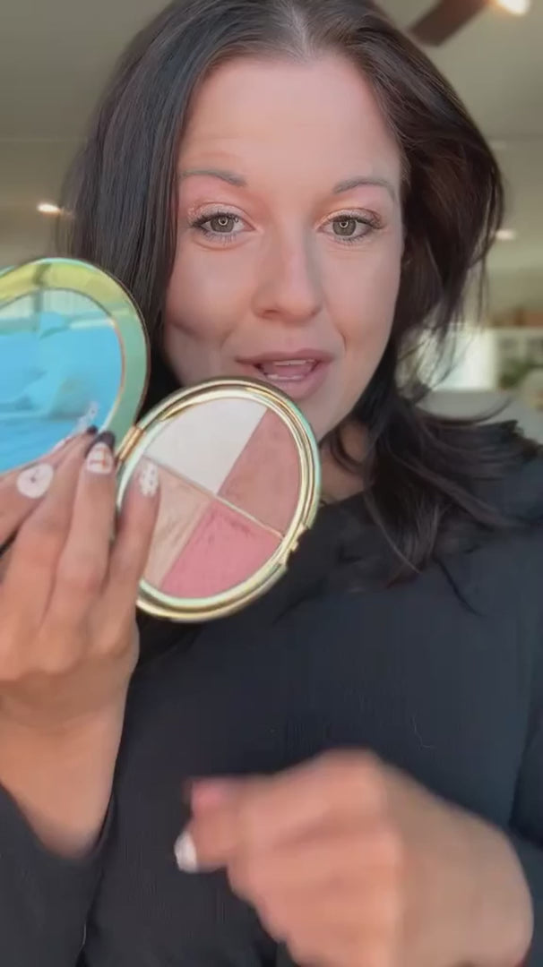 ✨ Last Day Buy 1 Get 1 Free ✨Glow Wardrobe Highlighting Eye &amp; Cheek Palette